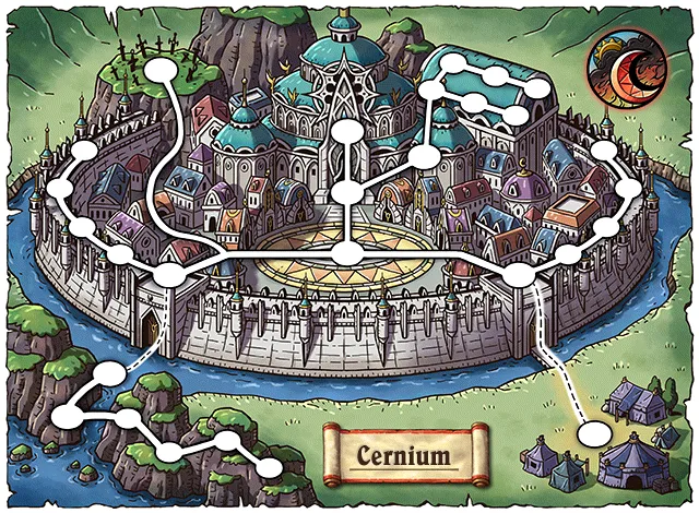 Cernium (Before) familiar habitat map