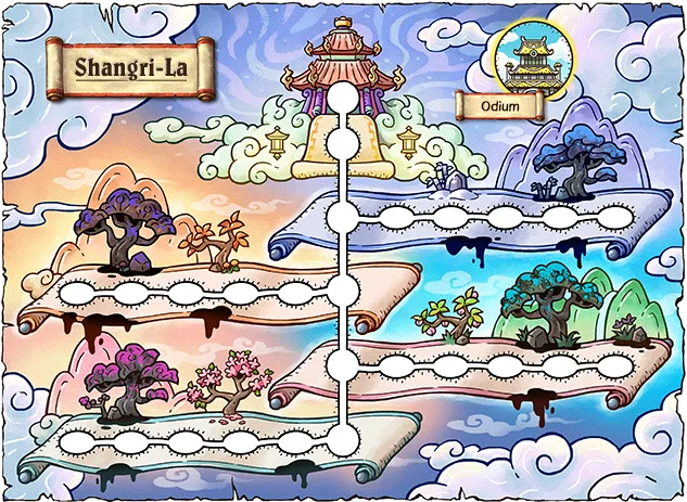 Shangri-La familiar habitat map