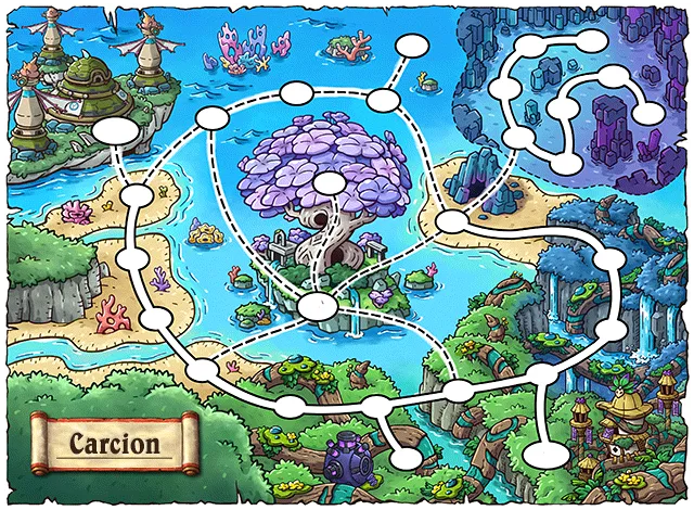 Carcion familiar habitat map